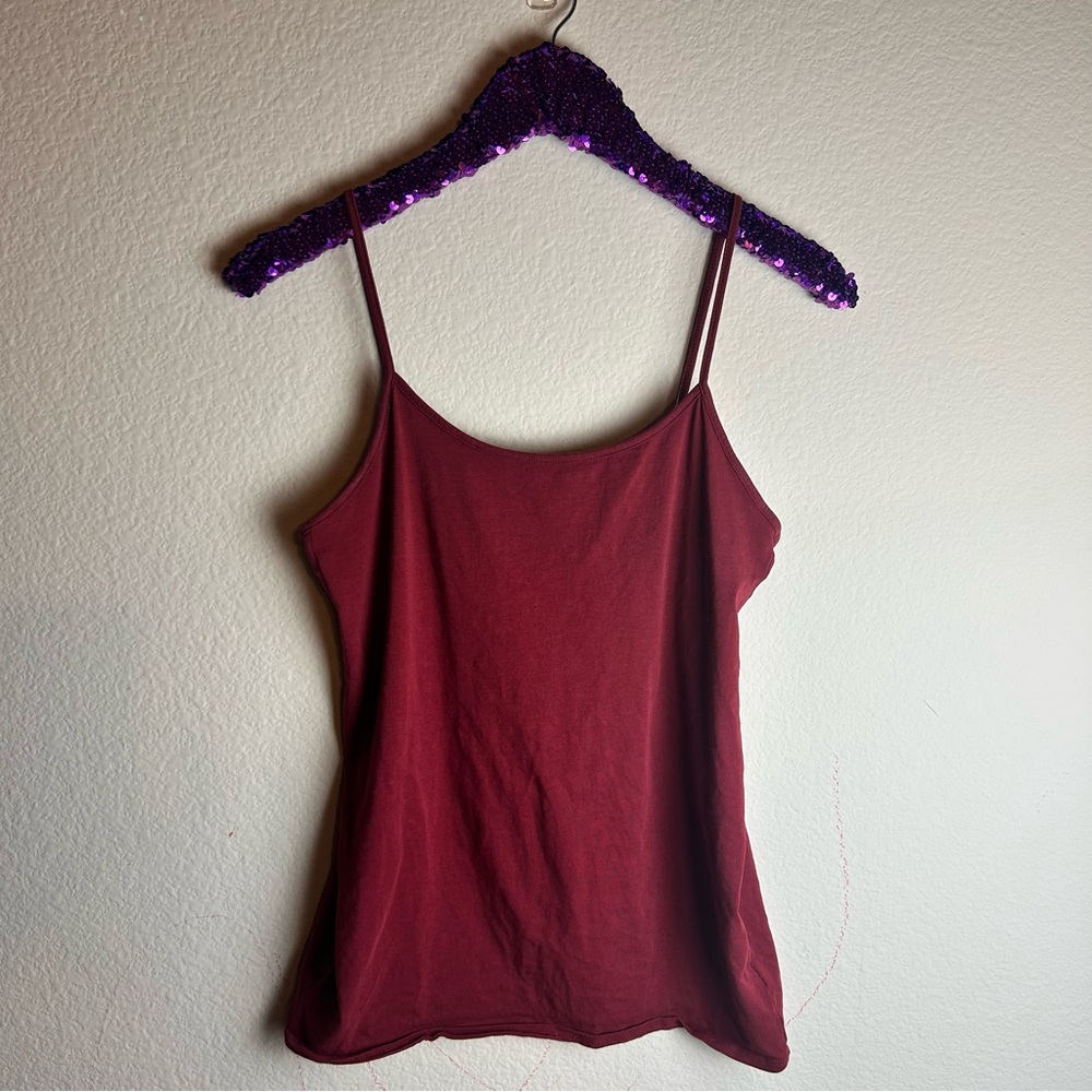 Motherhood Maroon Tank Top Sz Medium